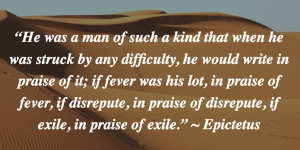 Main Epictetus Quote